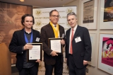(2010) Ben Schafer of DaCapo Press, DH, and judge David Massengill at the Deems Taylor Awards